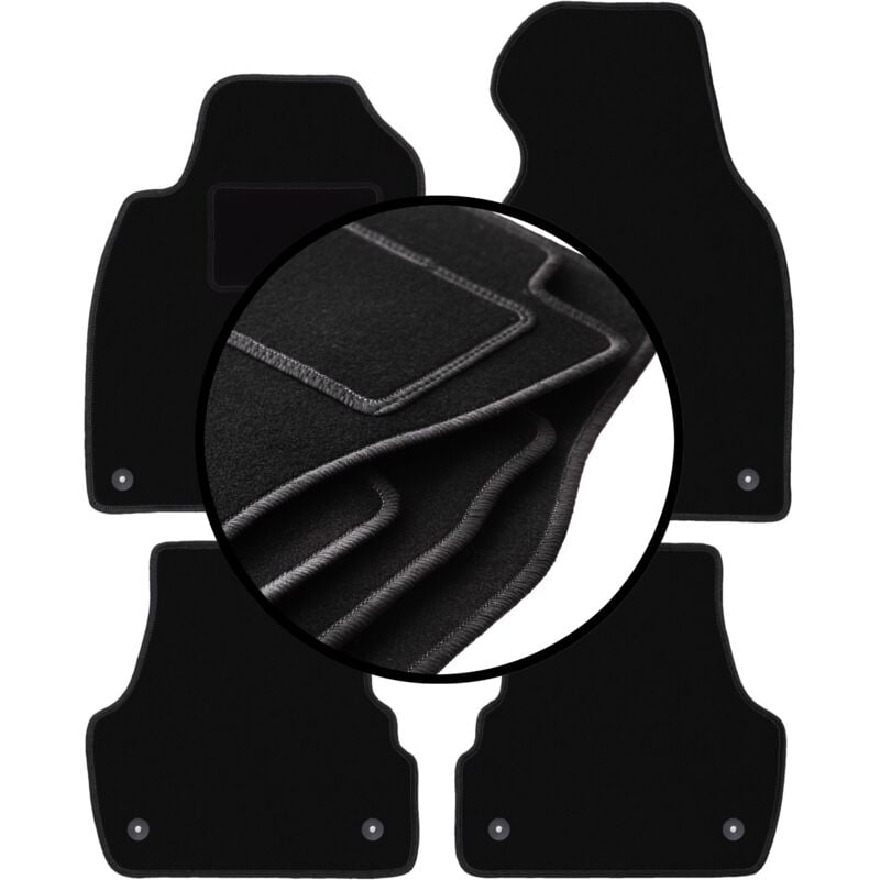 foto del prodotto set completo di tappetini in velluto per audi a6 c5 fl berlina, station wagon, avant 2001 2004 