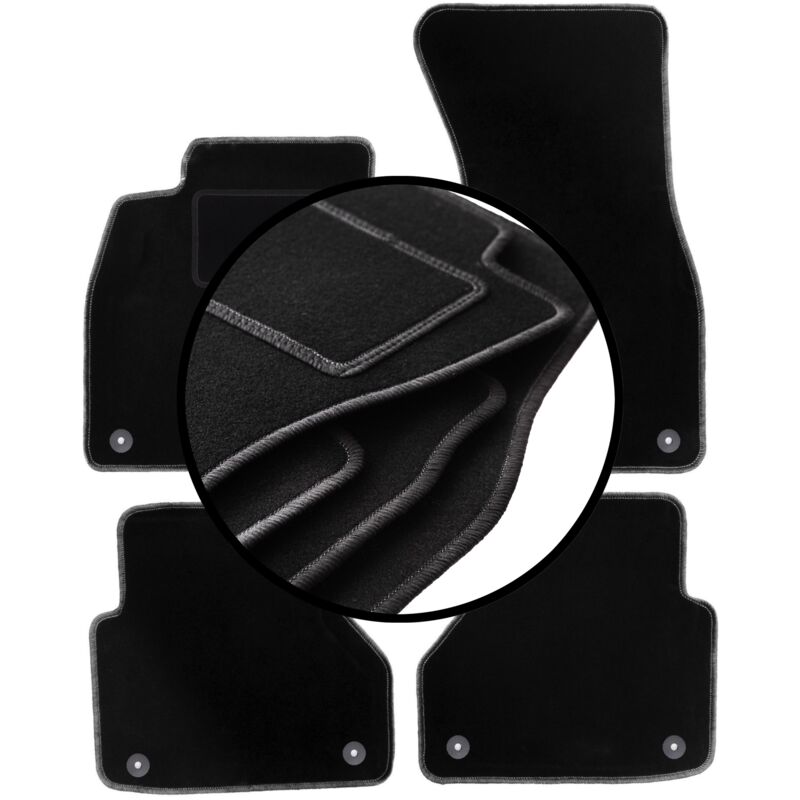 foto del prodotto set completo di tappetini in velluto per audi a7 c8 sportback 2018 