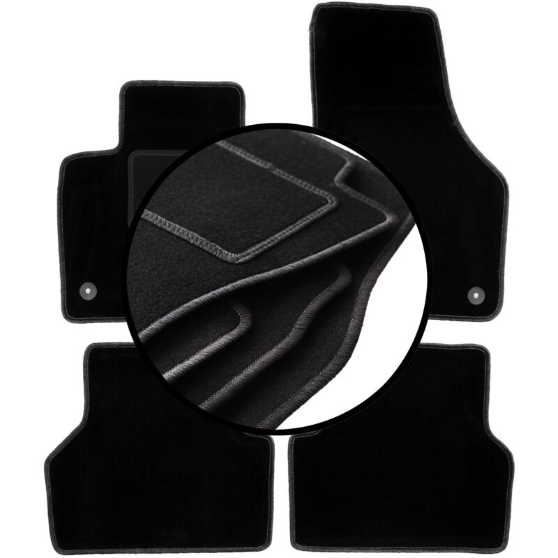 foto del prodotto set completo di tappetini in velluto per audi q3 i 8u suv 2011 2018 