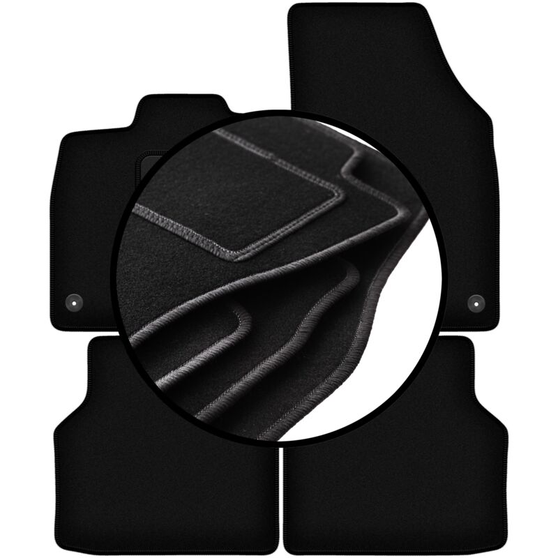 foto del prodotto set completo di tappetini in velluto per audi q4 e tron 2021 2022 