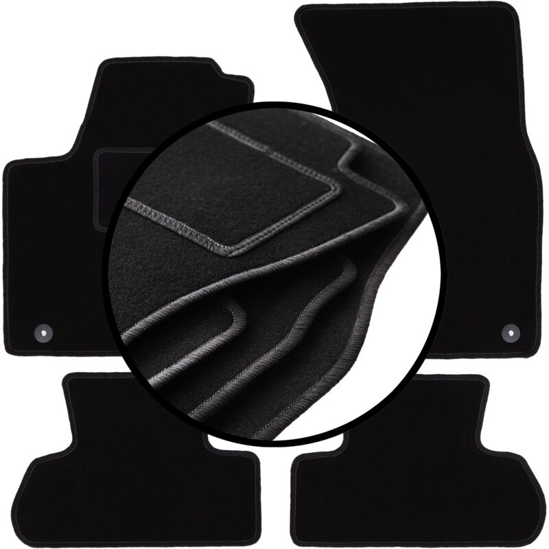 foto del prodotto set completo di tappetini in velluto per audi q5 i suv 2008 2017 
