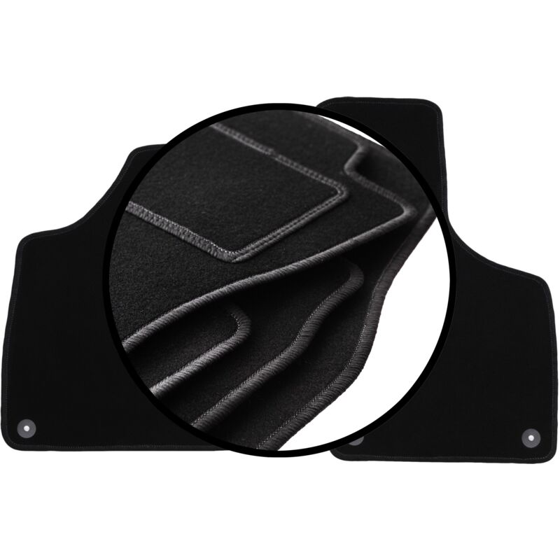 foto del prodotto set completo di tappetini in velluto per audi tt i 8n cabrio, roadster, coup 1998 2006 