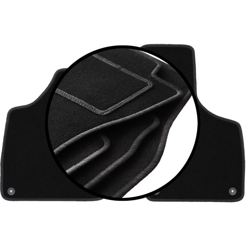 foto del prodotto set completo di tappetini in velluto per audi tt ii 8j cabrio, roadster, coup 2006 2014 