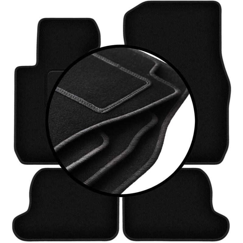 immagine 0 del prodotto set completo di tappetini in velluto per bmw 1 f23 decappottabile 2011 2019 