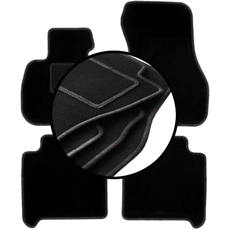 foto del prodotto set completo di tappetini in velluto per bmw 2 f46 gran tourer 2015 