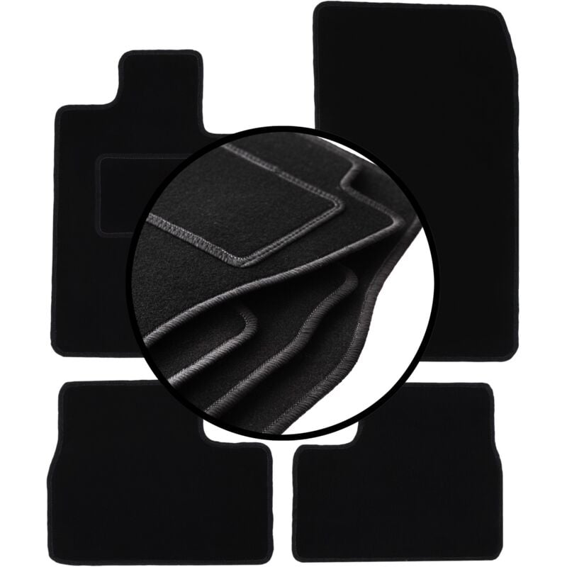 foto del prodotto set completo di tappetini in velluto per bmw 3 e30 berlina, station wagon 1982 1994 