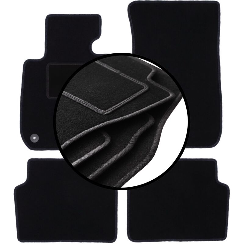 foto del prodotto set completo di tappetini in velluto per bmw 3 e91 station wagon, touring 2004 2011 