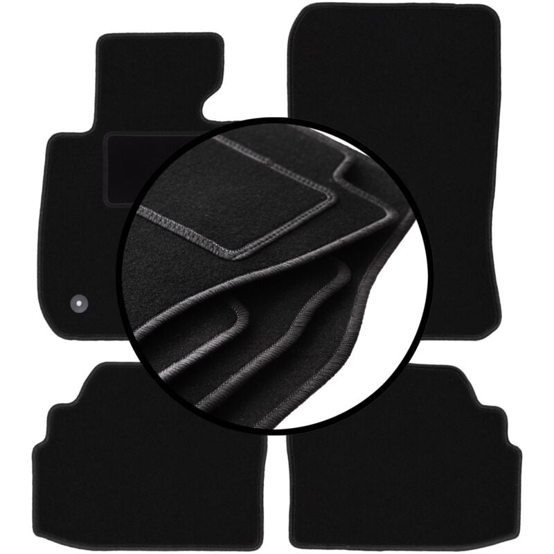 foto del prodotto set completo di tappetini in velluto per bmw 3 e92 coup 2004 2011 