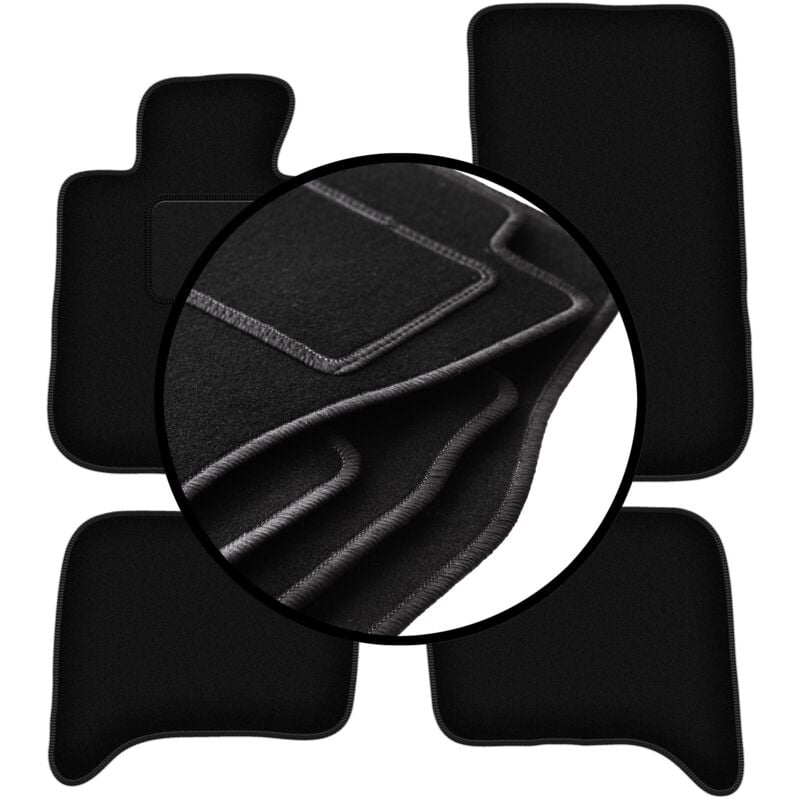 foto del prodotto set completo di tappetini in velluto per bmw 5 e28 berlina 1980 1990 