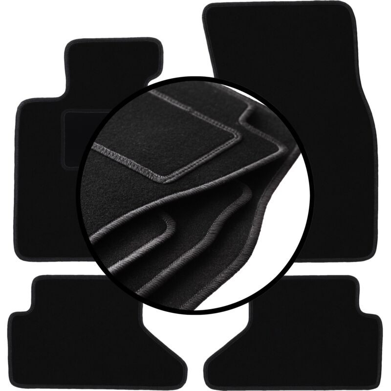 foto del prodotto set completo di tappetini in velluto per bmw 6 e64 decappottabile 2003 2010 