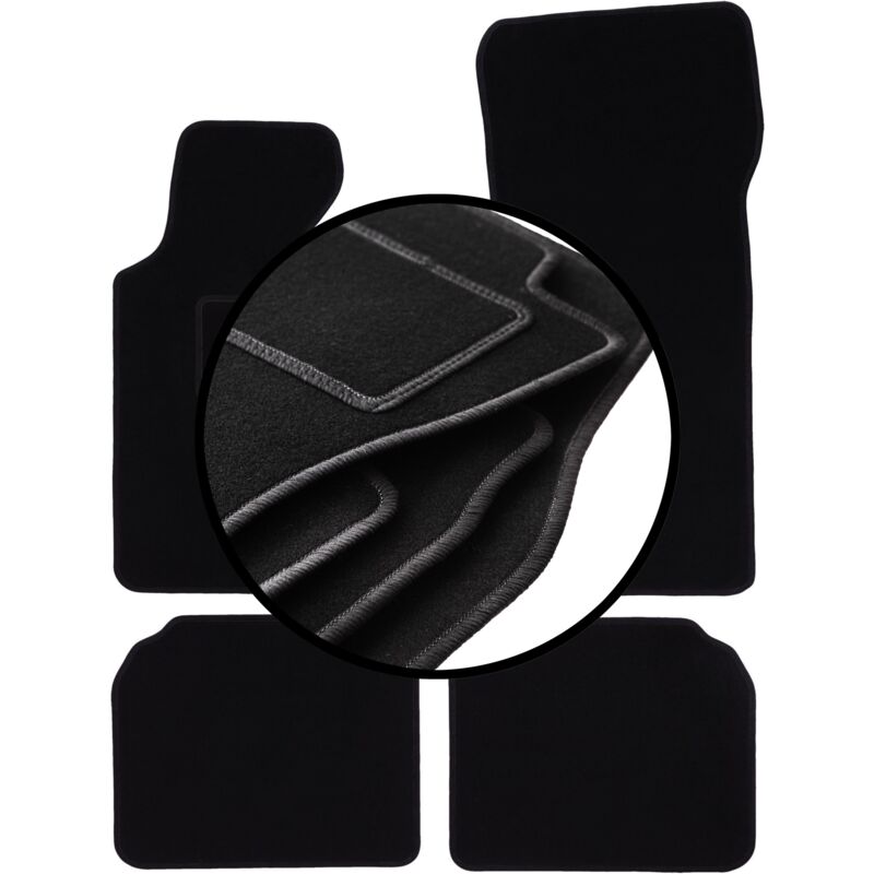 foto del prodotto set completo di tappetini in velluto per bmw 7 e32 berlina 1986 1994 