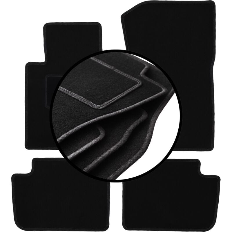 foto del prodotto set completo di tappetini in velluto per bmw x3 e83 suv 2003 2010 
