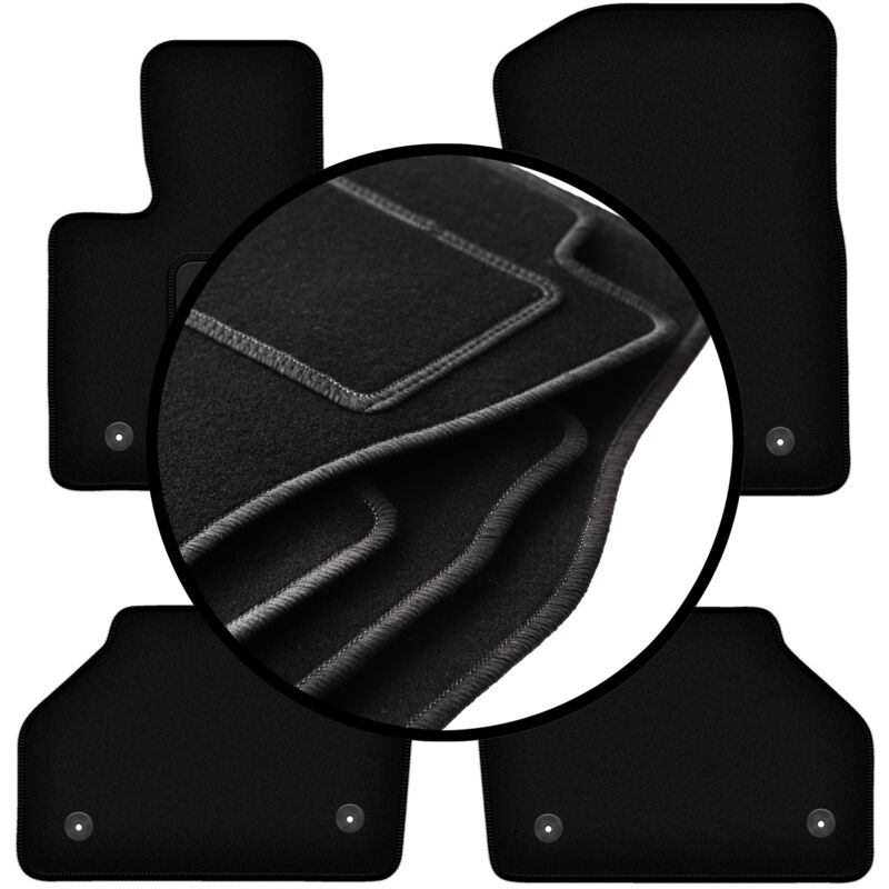 foto del prodotto set completo di tappetini in velluto per bmw x4 f26 suv 2014 2018 