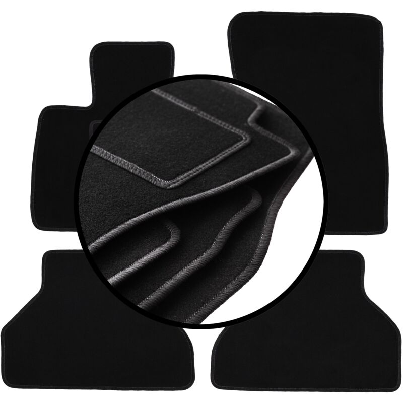 foto del prodotto set completo di tappetini in velluto per bmw x5 e70 suv 2006 2013 