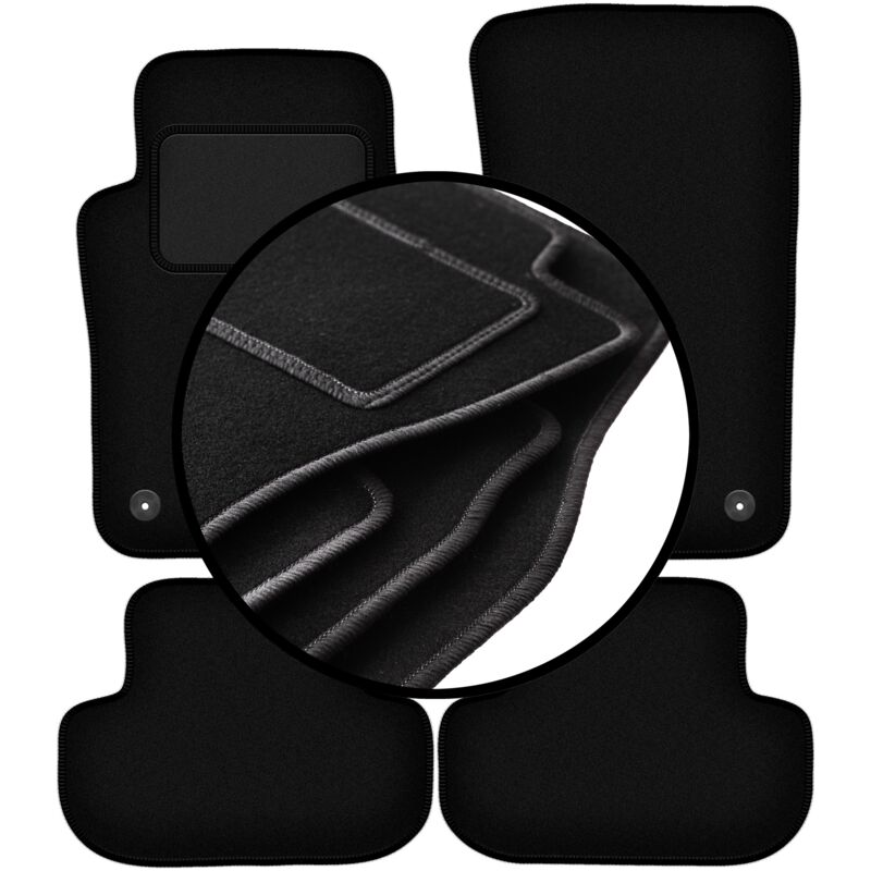 foto del prodotto set completo di tappetini in velluto per chevrolet camaro v 0 2006 2015 