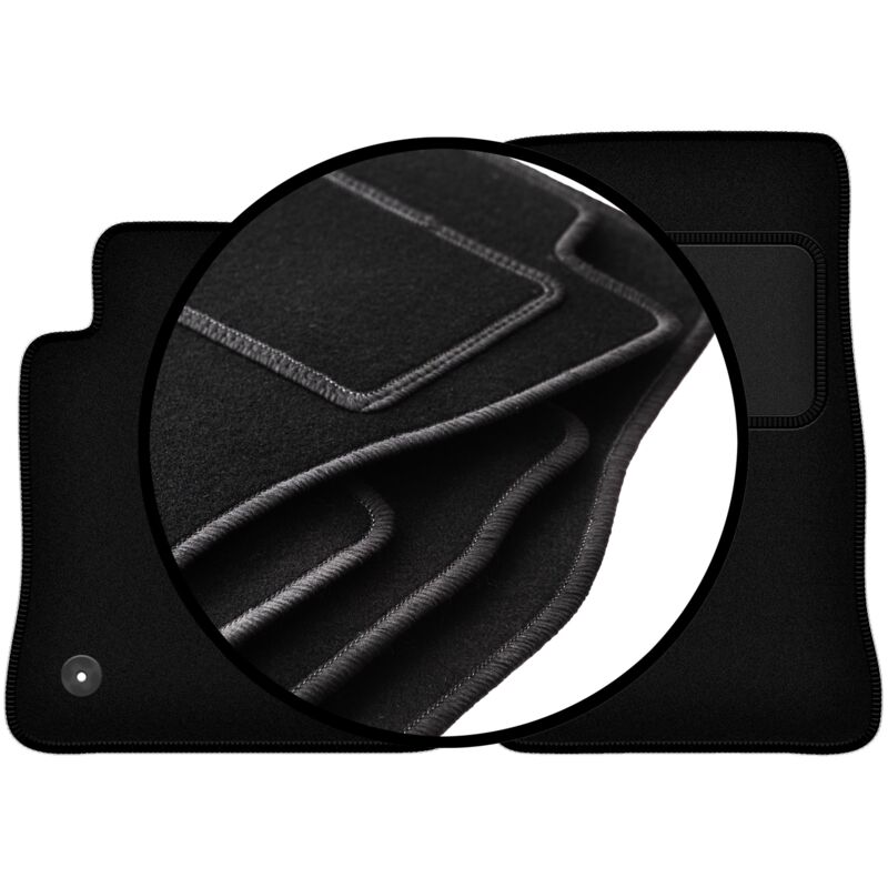 foto del prodotto set completo di tappetini in velluto per chevrolet camaro vi coup 2015 2020 