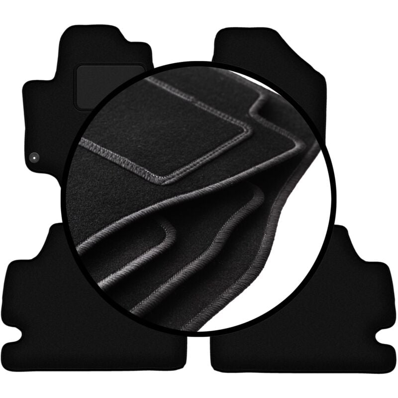foto del prodotto set completo di tappetini in velluto per chrysler pacifica ii ibrida 2017 