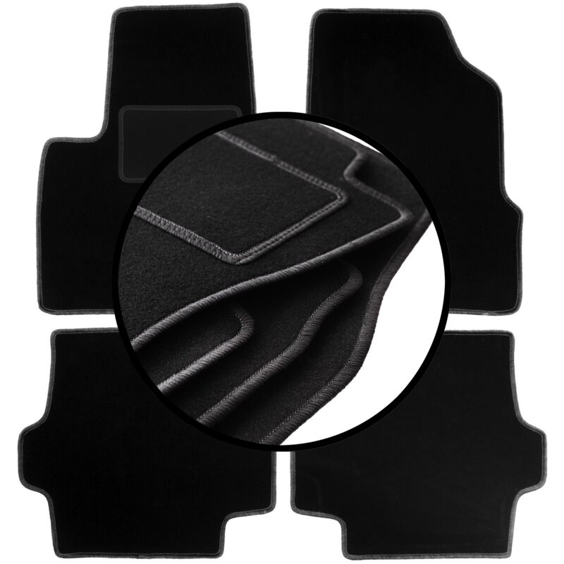 foto del prodotto set completo di tappetini in velluto per chrysler pacifica touring suv 2003 2008 