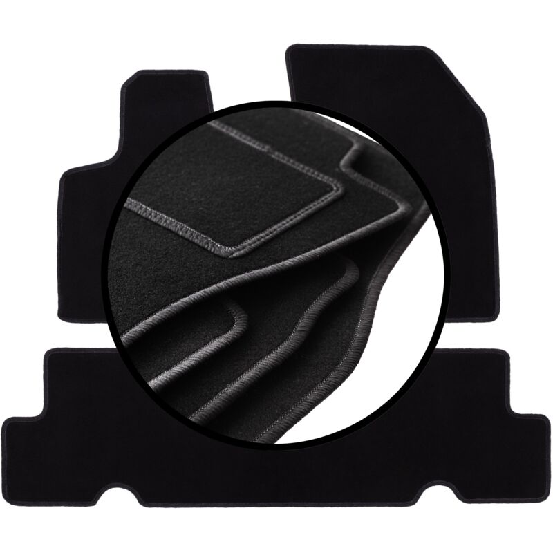 foto del prodotto set completo di tappetini in velluto per citroen c4 spacetourer monovolume 2013 2018 