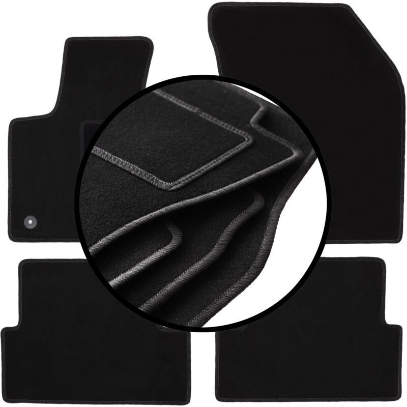 foto del prodotto set completo di tappetini in velluto per citroen c5 aircross crossover 2019 