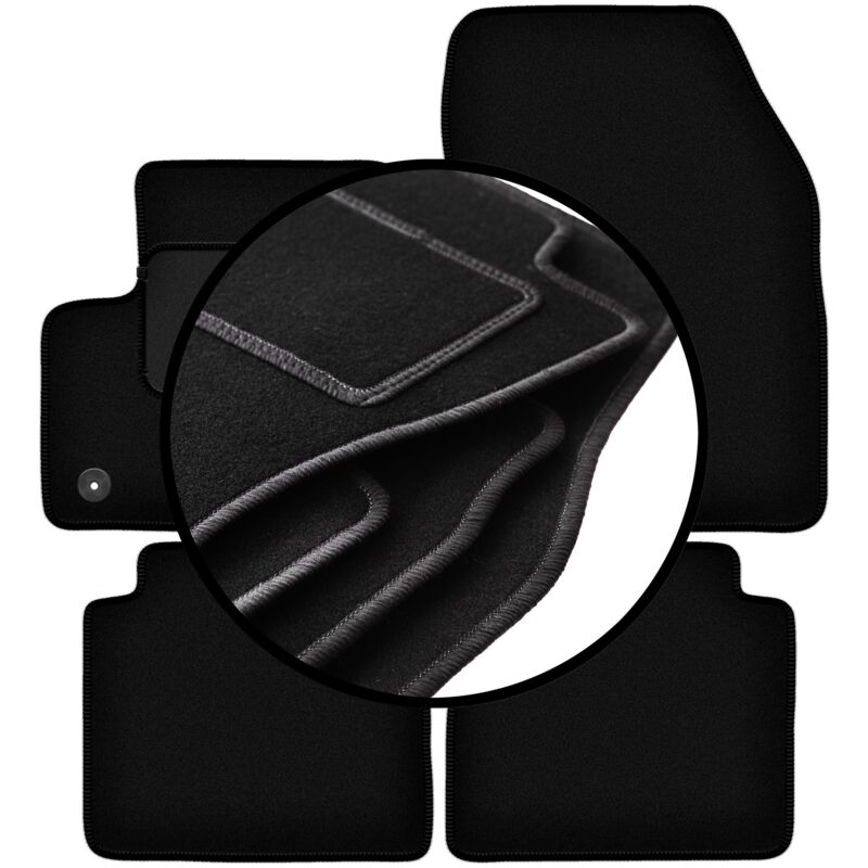 foto del prodotto set completo di tappetini in velluto per citroen e c4 hatchback 2021 