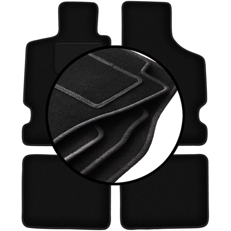foto del prodotto set completo di tappetini in velluto per citroen saxo hatchback 1996 2003 