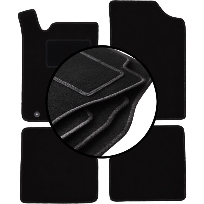foto del prodotto set completo di tappetini in velluto per citroen xantia x1 x2 break, station wagon, liftback 1993 2001 