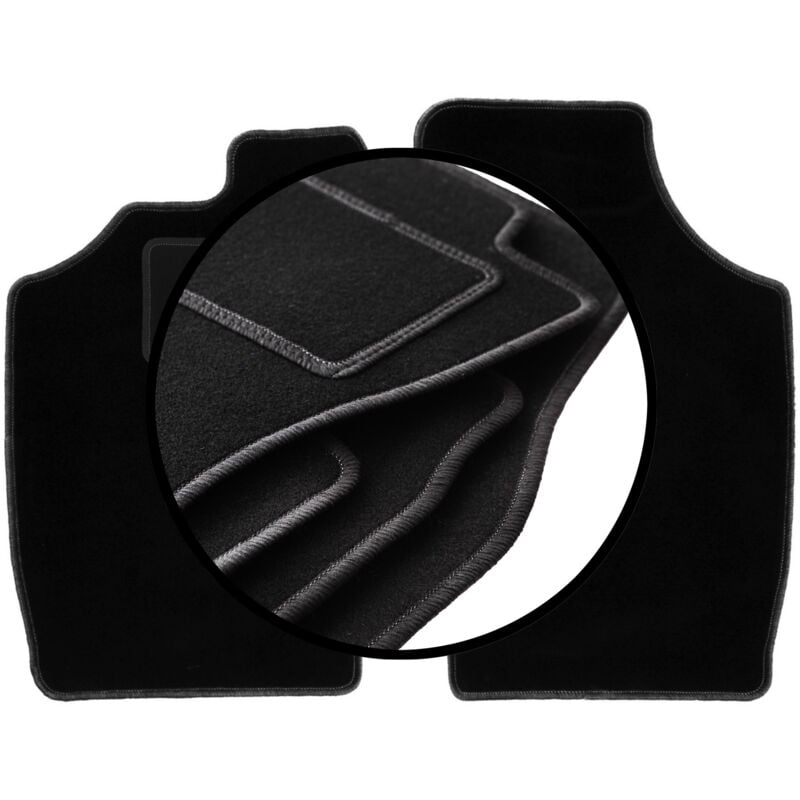 foto del prodotto set completo di tappetini in velluto per daihatsu cuore v hatchback 1997 2003 