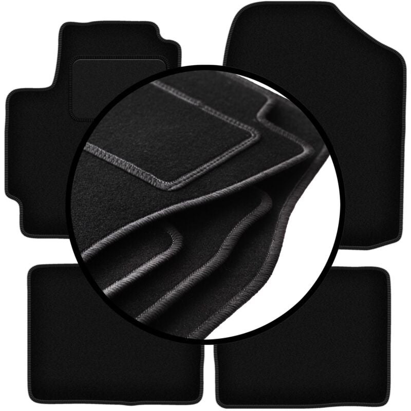 foto del prodotto set completo di tappetini in velluto per daihatsu sirion iii m300 hatchback 2004 2010 