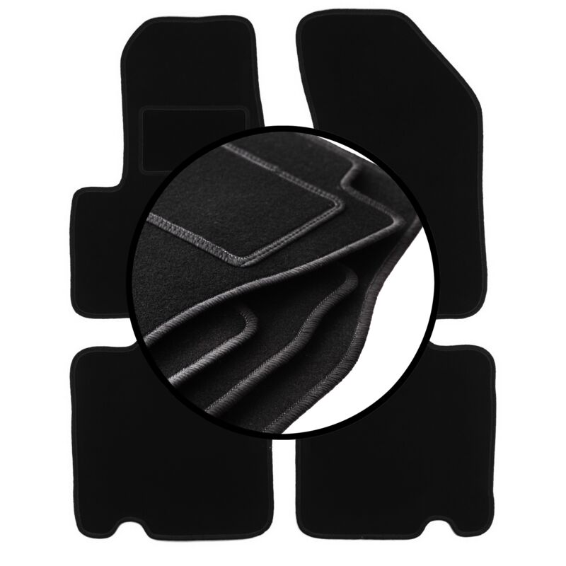foto del prodotto set completo di tappetini in velluto per dodge avenger berlina 2007 2015 