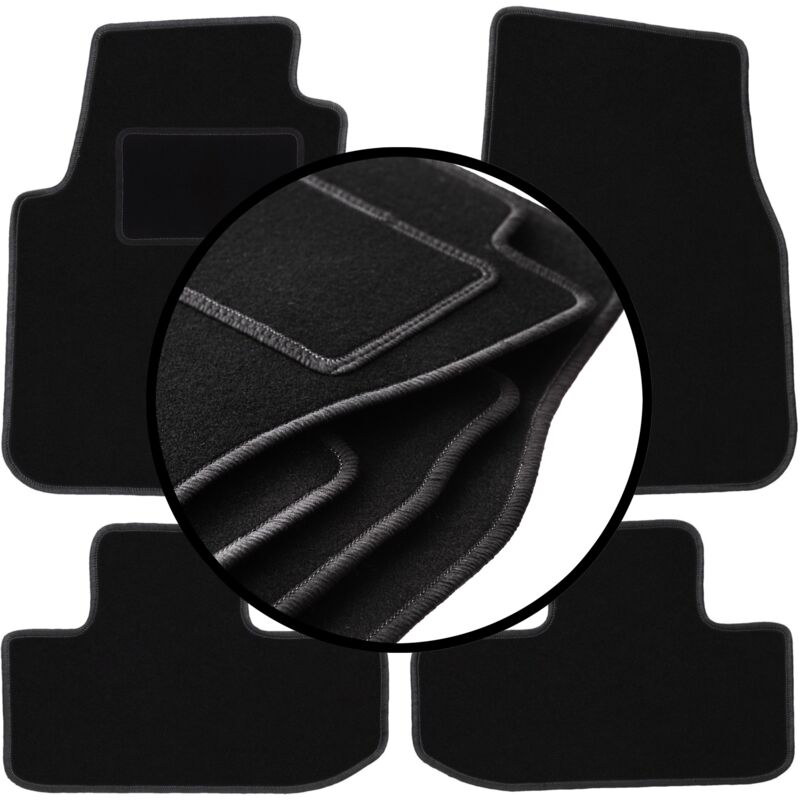 foto del prodotto set completo di tappetini in velluto per dodge challenger iii coup 2008 