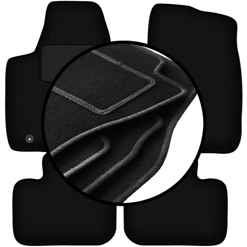 foto del prodotto set completo di tappetini in velluto per dodge charger ld coup 2011 2020 