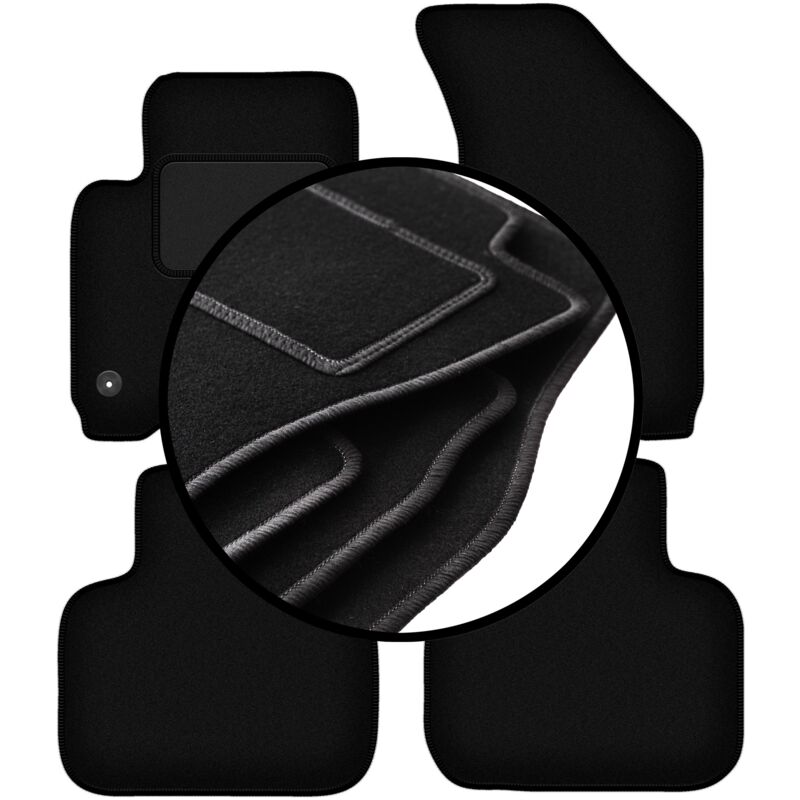 foto del prodotto set completo di tappetini in velluto per dodge journey jc49 crossover 2007 2016 