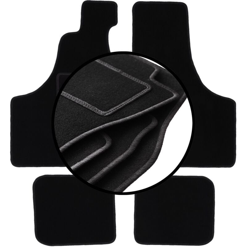 foto del prodotto set completo di tappetini in velluto per fiat 126p n a 1973 2001 