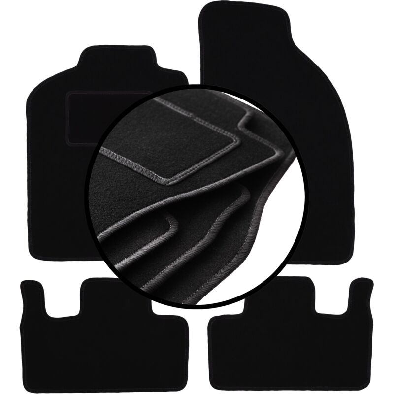 foto del prodotto set completo di tappetini in velluto per fiat coupe coup 1993 2000 