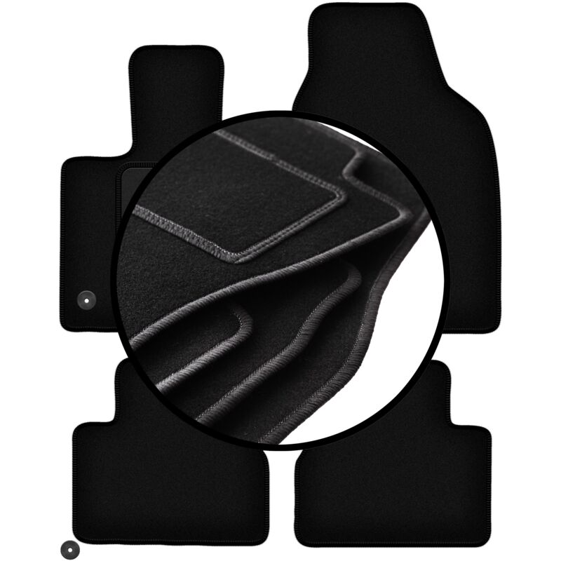 foto del prodotto set completo di tappetini in velluto per fiat e 500x 500x crossover elettrico 2019 