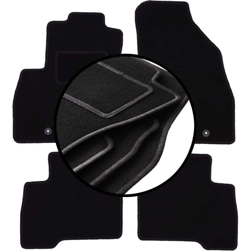 foto del prodotto set completo di tappetini in velluto per fiat fiorino iii kombivan 2007 2017 