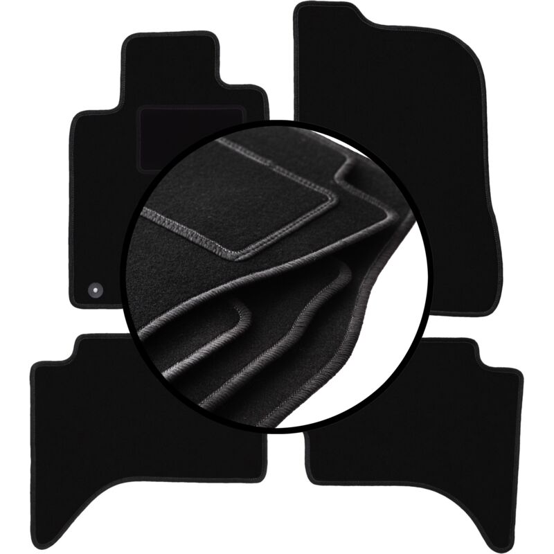 foto del prodotto set completo di tappetini in velluto per fiat fullback fuoristrada 2015 