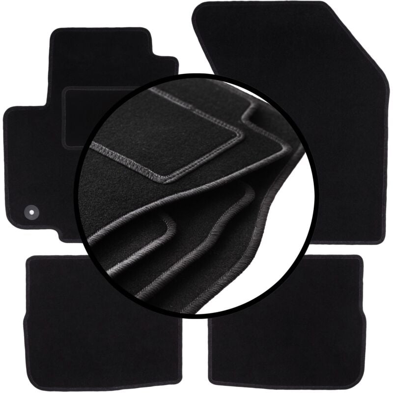 foto del prodotto set completo di tappetini in velluto per fiat sedici hatchback 2006 2014 