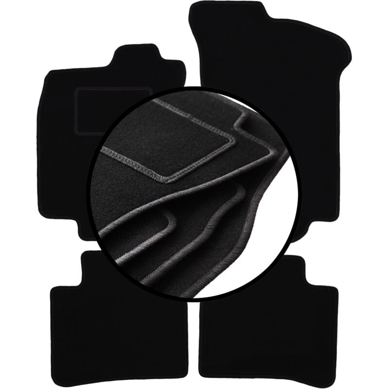 foto del prodotto set completo di tappetini in velluto per fiat tipo i hatchback 1988 1995 