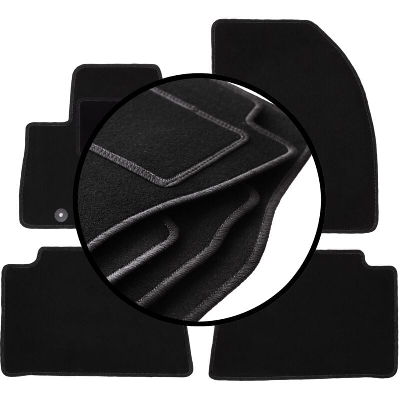 foto del prodotto set completo di tappetini in velluto per ford c max mk1 minivan 2003 2010 
