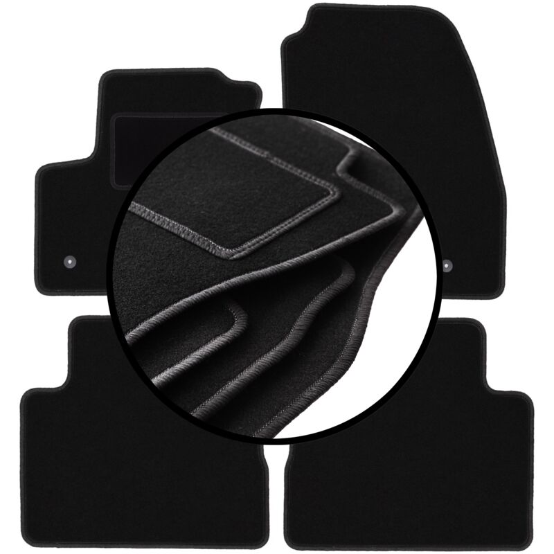 foto del prodotto set completo di tappetini in velluto per ford c max mk2 minivan 2015 2019 