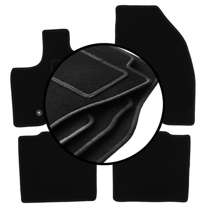 foto del prodotto set completo di tappetini in velluto per ford explorer mk5 suv 2010 2019 
