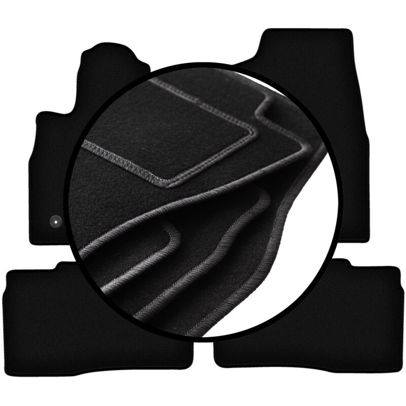 foto del prodotto set completo di tappetini in velluto per ford explorer mk6 st line pick up 2019 