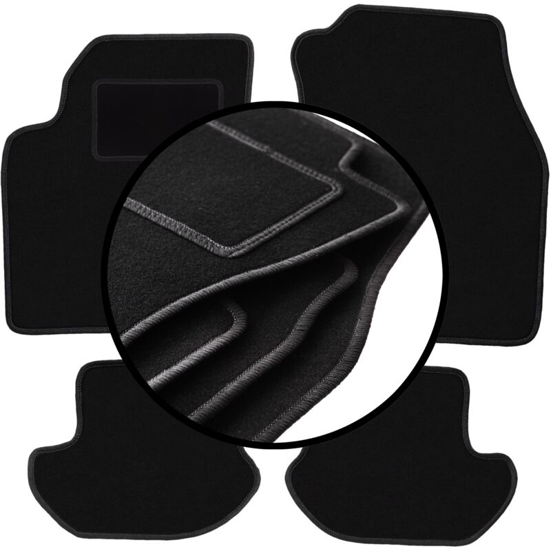 immagine 0 del prodotto set completo di tappetini in velluto per ford ka mk1 hatchback 1998 2006 