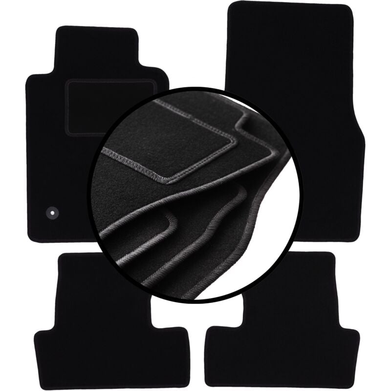 foto del prodotto set completo di tappetini in velluto per ford mustang mk5 coup 2004 2014 