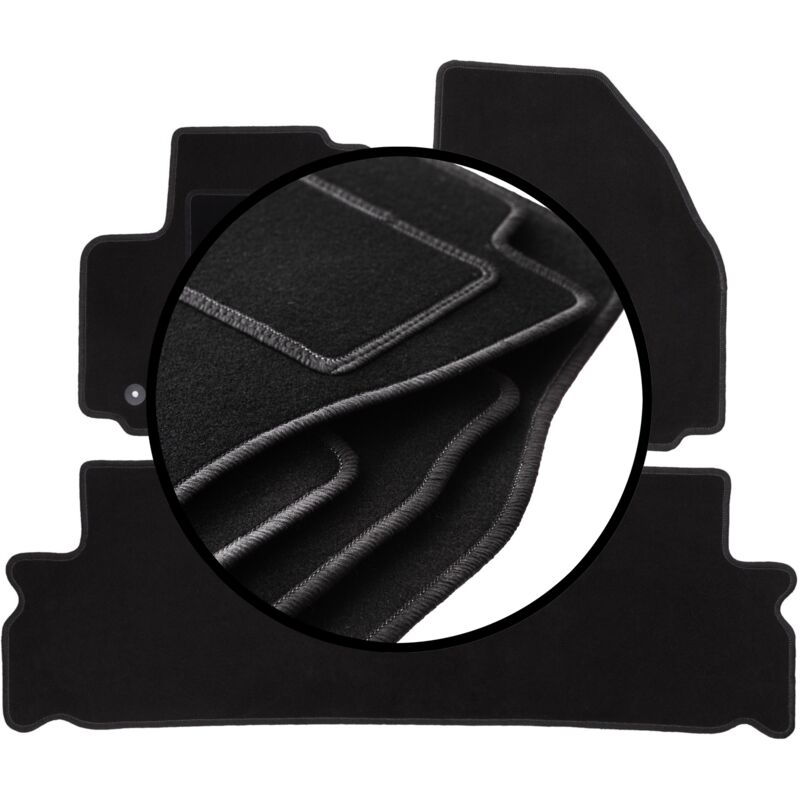 foto del prodotto set completo di tappetini in velluto per ford s max mk1 minivan 2006 2012 