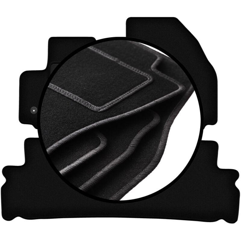 foto del prodotto set completo di tappetini in velluto per ford s max mk1 minivan 2012 2015 