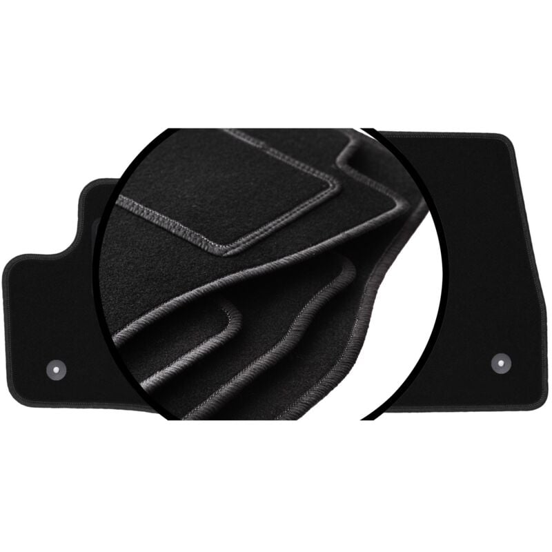 foto del prodotto set completo di tappetini in velluto per ford transit connect fl furgone per consegne 2017 