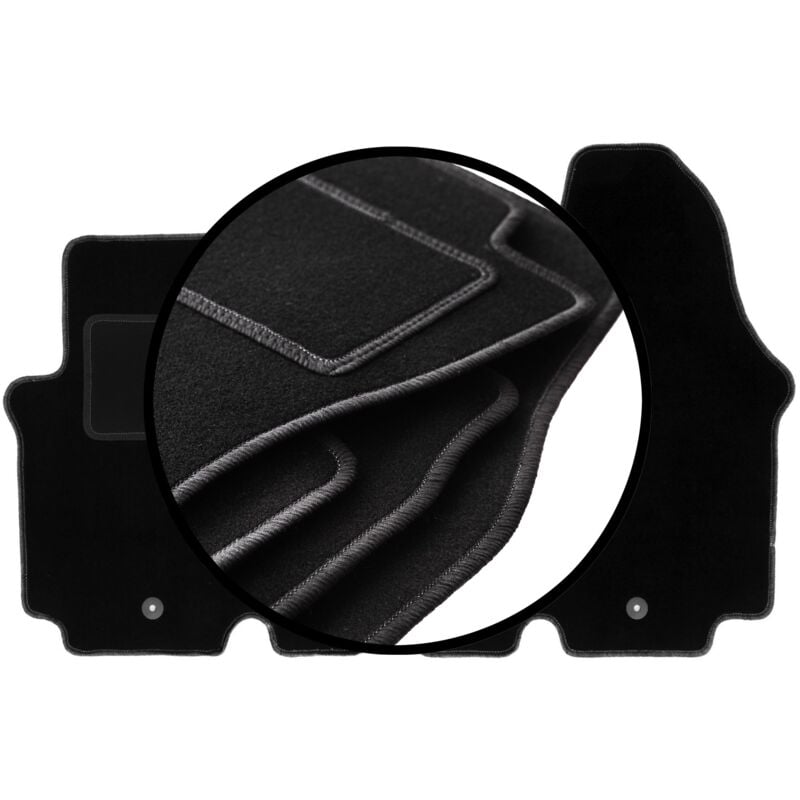 foto del prodotto set completo di tappetini in velluto per furgone per consegne nissan primastar 2001 2014 